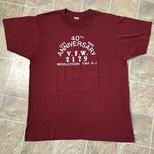 Vintage Single Stitch Tee 1985 Large Screen Stars